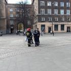 Fot. policja małopolska – miejsce wypadku autobusu w Krakowie