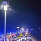 rozbiych samochodów po wypadku koło Gdańska