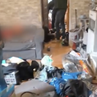 Zdjęcia z zatrzymania pseudokibiców w Krakowie