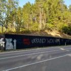 Antysemicki mural ze swastykami w Białymstoku 