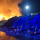 Pożar sortowni odpadów w Bełżycach – akcja gaśnicza straży pożarnej 