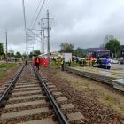Wypadek na torach. Zdjęcia z KP PSP Zakopane 