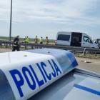 Zdjęcia z wypadku na A1. Fot. z Komenda Powiatowa Policji w Starogardzie Gdańskim