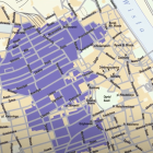 Teren Getta w Warszawie – mapa
