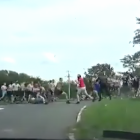 Karol Nawrocki na ustawce kiboli – bójka z kibicami i 