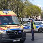 Fot. policja małopolska – miejsce wypadku autobusu w Krakowie