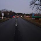 TRAGICZNY WYPADEK NA DW 618. - zdjęcia z KPP w Pułtusku