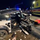 Zderzenie dwóch aut w Nowym Kamionie – zdjęcia z Komendy Powiatowej Państwowej Straży...