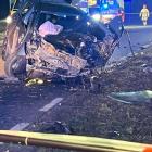 Wypadek w Modrze – zdjęcia z Ochotnicza Straż Pożarna w Stęszewie 