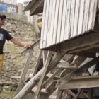 Zniszczenia spowodowane przez tajfun Kalmaegi na Filipinach 