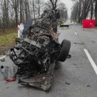 Zdjęcia z miejsca wypadku – Komenda Powiatowa Państwowej Straży Pożarnej w Braniewie /...