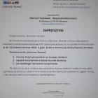 Zaproszenia na spotkanie wysłane przez stowarzyszenie 