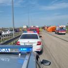 Zdjęcia z wypadku na A1. Fot. z Komenda Powiatowa Policji w Starogardzie Gdańskim