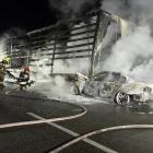 Zdjęcia z wypadku na autostradzie A2 w Prądówce. Pomimo akcji ratowniczej, dwie kobiety...
