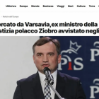 Zagraniczne media Bloomberg, Politico i AFP piszą o ucieczce Zbigniewa Ziobry z Węgier...