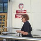 Aktywiści obecni na ogłoszeniu decyzji sądu w sprawie Komosa przeciwko Kaczyńskiemu 