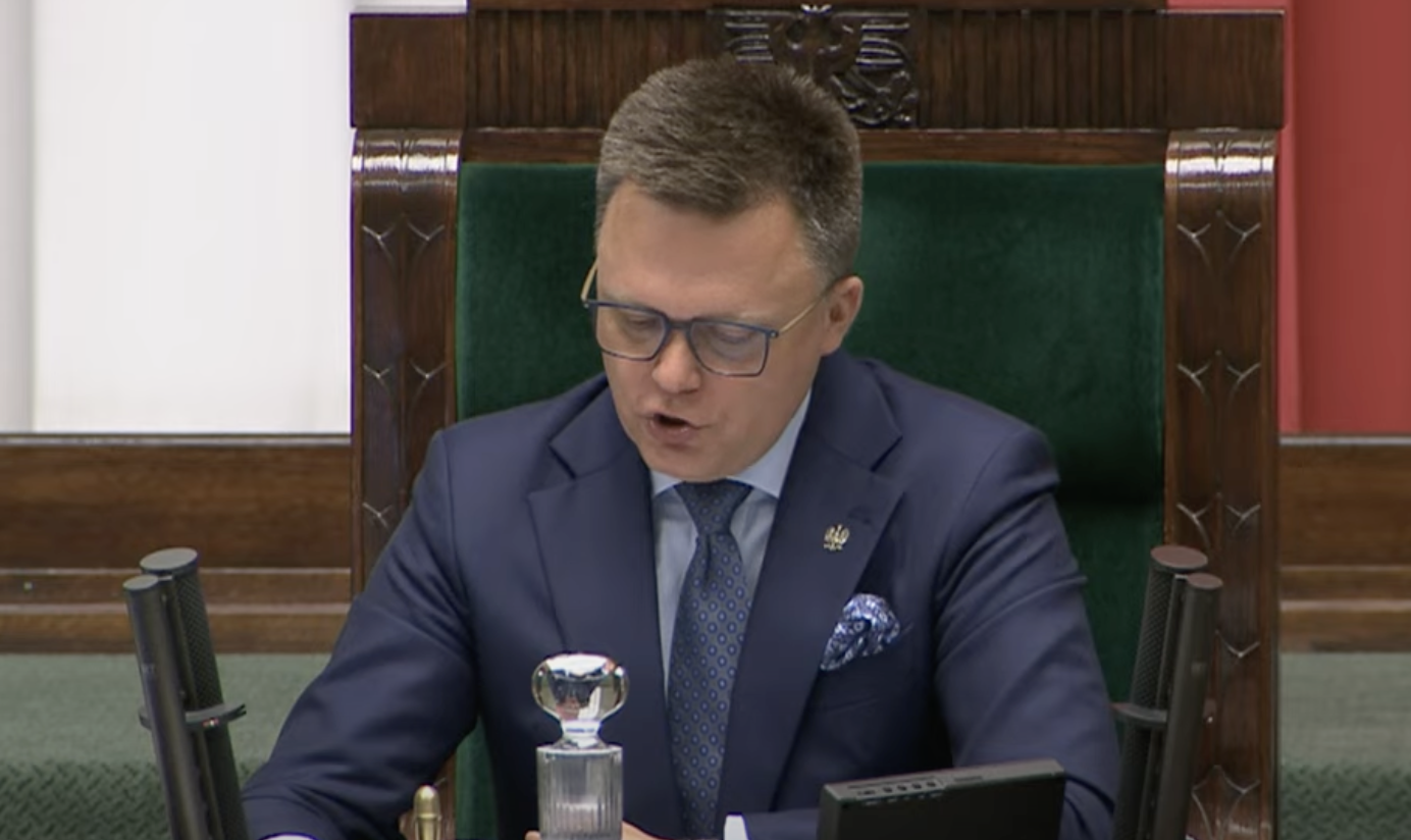 Marszałek Sejmu Szymon Hołownia 