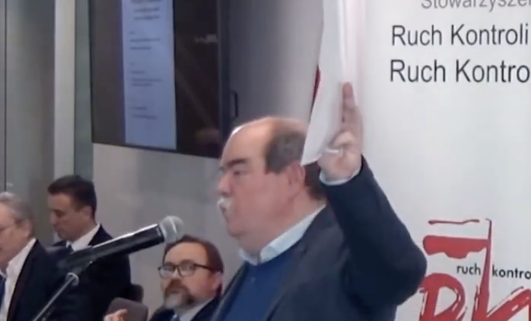 Marcin Dybowski podczas szkolenia RKW w Sejmie 