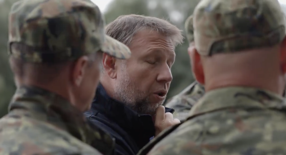 Minister Marcin Kierwiński podczas wizyty na polskiej granicy 