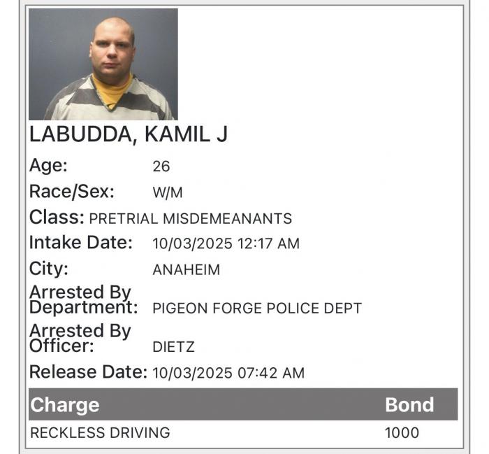 Kamil Labudda zatrzymany w USA. Zdjęcie z tak zatrzymanego Buddy w Ameryce