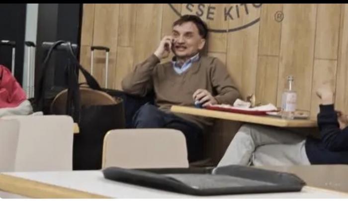 Zbigniew Ziobro na lotnisku w USA po wylądowaniu samolotu z Budapesztu