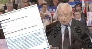 Wpływają skargi do UODO na Kaczyńskiego. Obywatele zgłaszają groźby nielegalnego wykorzystania danych