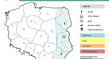 Burze i silne deszcze w Polsce. IMGW wydał alerty I i II stopnia – wiadomo, gdzie będzie padać