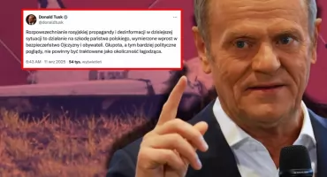 Donald Tusk ostrzega przed rosyjską dezinformacją. „To działanie na szkodę państwa polskiego”