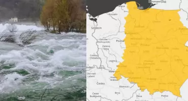 IMGW ostrzega: Ulewy, burze i gwałtowne wzrosty wód w wielu regionach Polski