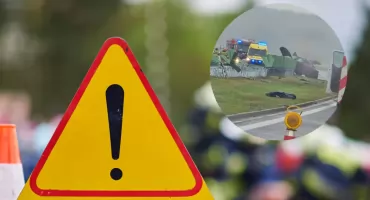 Wypadek na A1 pod Włocławkiem. Autostrada zablokowana, trzy osoby ranne