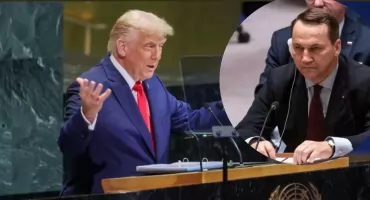 Sikorski komentuje słowa Trumpa o Ukrainie i granicach. 