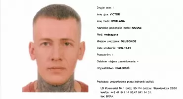 Kim jest Eryk Piatrou? Zabójca z hotelu na Woli poszukiwany listem gończym 