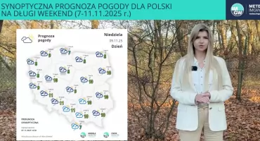 Pogoda na długi weekend 10–11 listopada i Święto Niepodległości. Są alerty IMGW