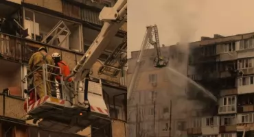 Zmasowany atak Rosji na Kijów. Są ofiary i liczni ranni [ZDJĘCIA]