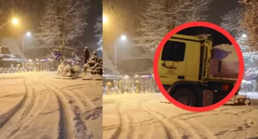 Zakopane usuwa skutki śnieżyc. Setki metrów śniegu już wywiezione z ulic miasta