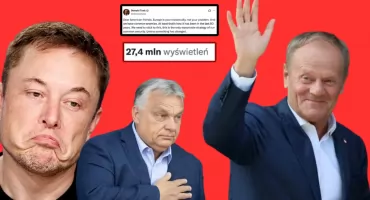 Wpis Donalda Tuska na platformie X najczęściej wyświetlany na świecie. Przebił nawet Elona Muska i Orbána