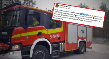 Seria pożarów budynków mieszkalnych w Polsce. Cztery ofiary śmiertelne