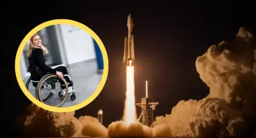 Michaela Benthaus pierwszą osobą na wózku inwalidzkim w kosmosie
