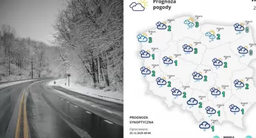Pogoda na święta w Polsce: Ostrzeżenia IMGW przed oblodzeniem. Śliskie drogi na południu kraju