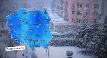 Zima uderza w południowo-wschodnią Polskę. Nawet 20 cm śniegu i siarczysty mróz