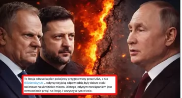 Tusk odpowiada Trumpowi: To Rosja odrzuca plan pokojowy, nie Zełenski