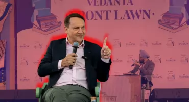Sikorski w Indiach ostrzega przed Rosją. Mówił o wojnie hybrydowej i traktatach