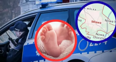 Horror pod Mławą. Noworodek ukryty w szafce z raną na głowie, matka w areszcie