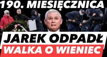  190. miesięcznica smoleńska. Kaczyński wyszedł ze szpitala i przepadł