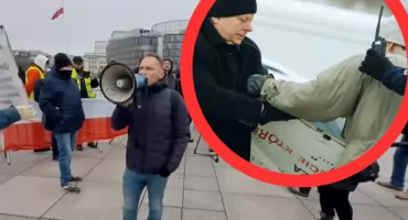 Awantura na miesięcznicy smoleńskiej. Protest i reakcja PiS