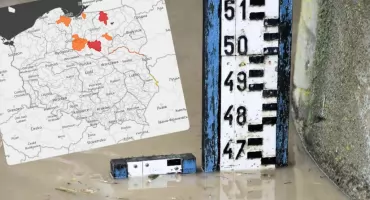 IMGW wydał ostrzeżenia hydrologiczne dla pięciu województw. W kilku rzekach przekroczono stan alarmowy