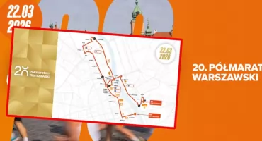 Półmaraton Warszawski 2026. Ogromne utrudnienia w ruchu i komunikacji miejskiej