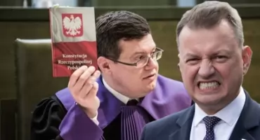 Spór o ślubowanie sędziów TK w Sejmie. Błaszczak grozi donosem
