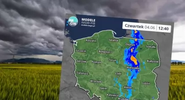 IMGW ostrzega przed burzami. Alerty I stopnia dla sześciu województw w Polsce
