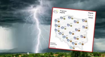 Burze i intensywne opady deszczu nad Polską. IMGW wydał ostrzeżenia dla wielu regionów kraju